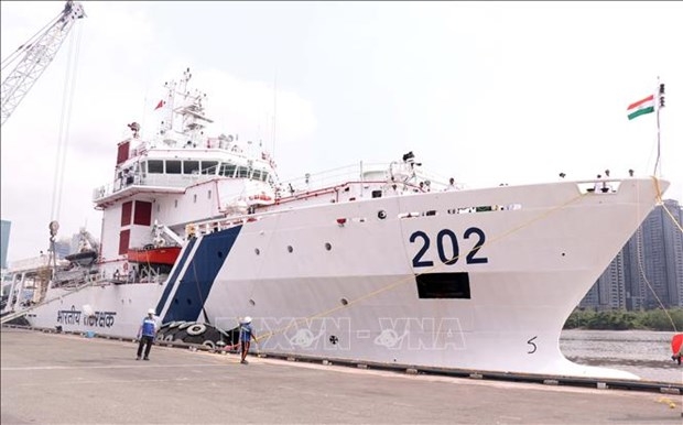 Indian pollution control vessel visits Ho Chi Minh City